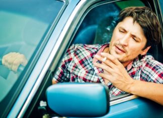 Smoking in car